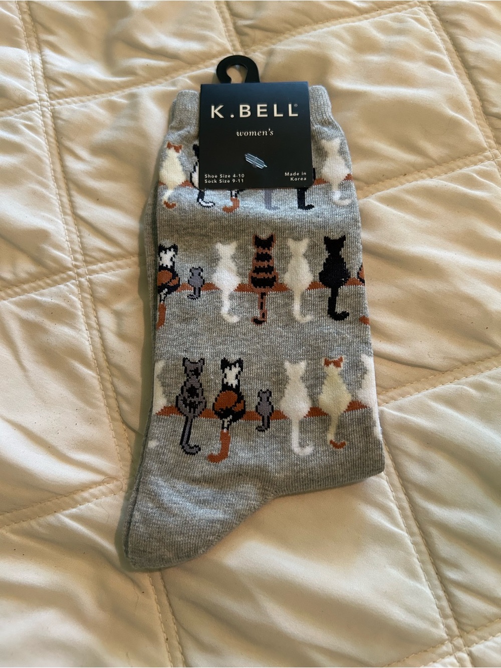 KBell Socks Cat Pattern